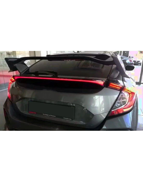 Honda Civic Fk7 Hatchback Uyumlu LED Spoiler