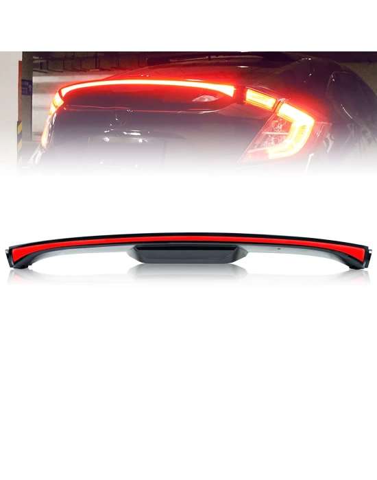 Honda Civic Fk7 Hatchback Uyumlu LED Spoiler