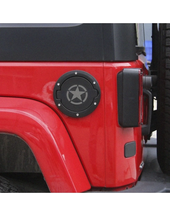 Jeep Wrangler JK Uyumlu Depo Kapağı - Siyah