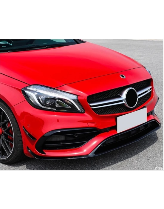 Mercedes A Serisi W1176 2016-2018 (AMG Donanım) Uyumlu A45 Ön Aerokit Seti