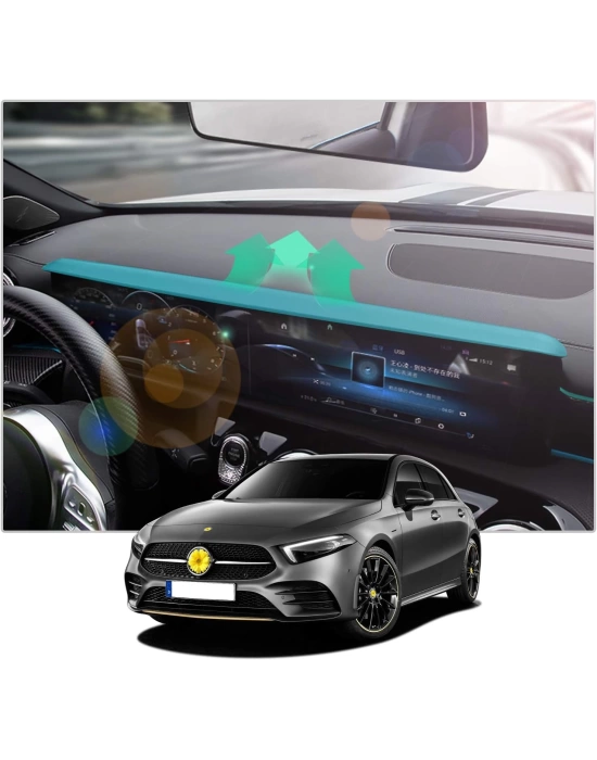 Mercedes A Serisi W177 ve CLA Serisi W118 2019+ Uyumlu Gösterge Siperliği (İthal ABS)