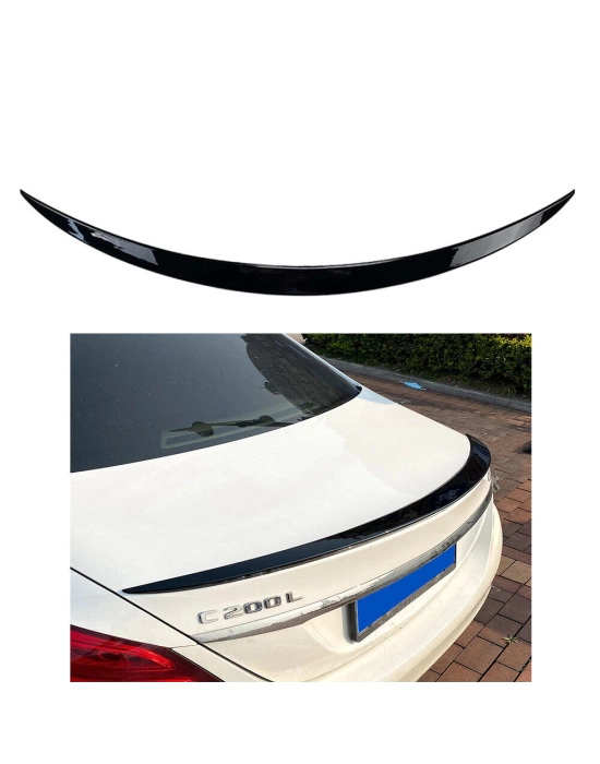 Mercedes C Serisi W205 2015-2021 Uyumlu AMG Spoiler - Piano Black