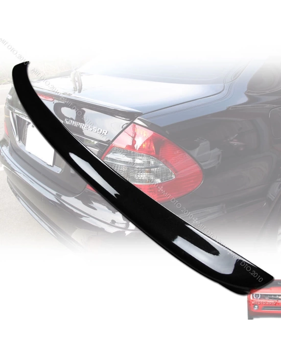 Mercedes E Serisi W211 2000-2008 Uyumlu Spoiler - Piano Black