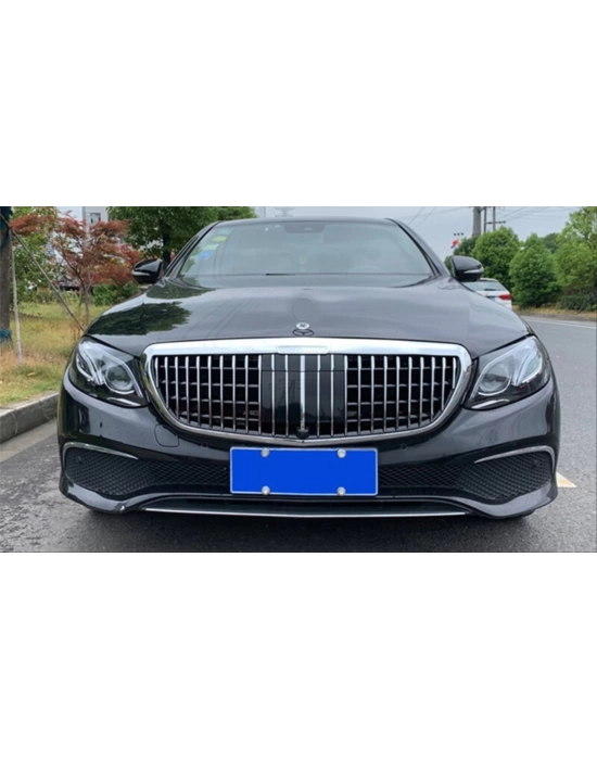 Mercedes E Serisi W213 2016-2019 Uyumlu Krom Maybach Panjur (Exclusive Donanım Uyumlu)