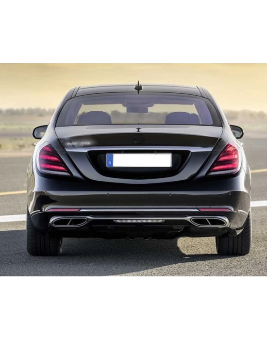 Mercedes S Serisi W222 Uyumlu Maybach Body Kit (Far ve Stop Dahil) - Full Set