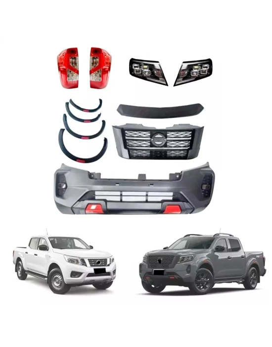 Nissan Navara 2015+ NP300 Uyumlu 2022 Facelift Body Kit (Halojen Farklı Model ile Uyumlu)