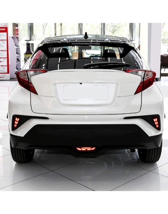 Toyota C-HR 2016-2019 Uyumlu Arka LED Sis Seti - Hareketli Sinyal