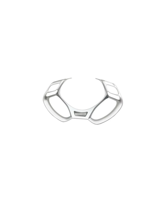 Toyota C-HR 2016-2019 Uyumlu Direksiyon Kaplama(C-HR Logolu) - Silver