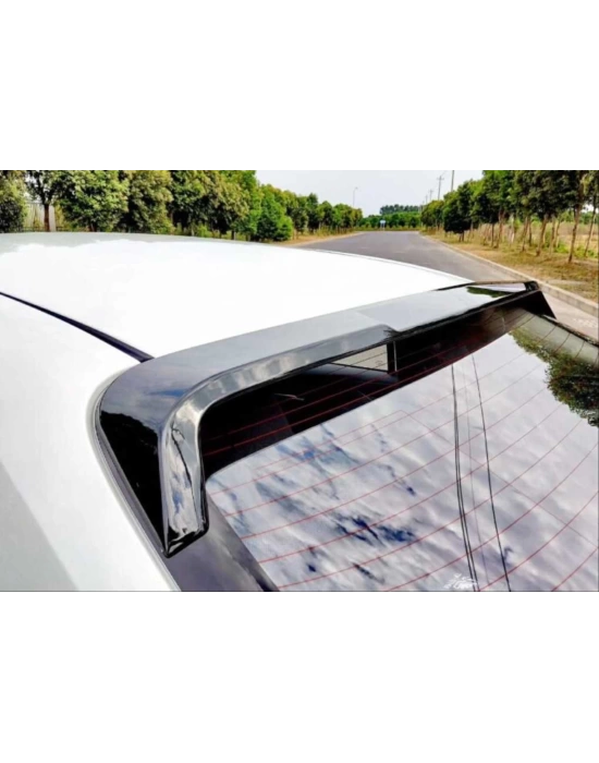 Toyota Corolla 2019+ Uyumlu Cam Üstü Spoiler - Piano Black