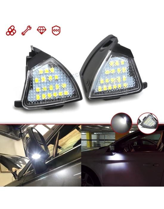 Volkswagen Sharan Mk2 7N 2010-2016 Uyumlu OEM Ayna Altı Led