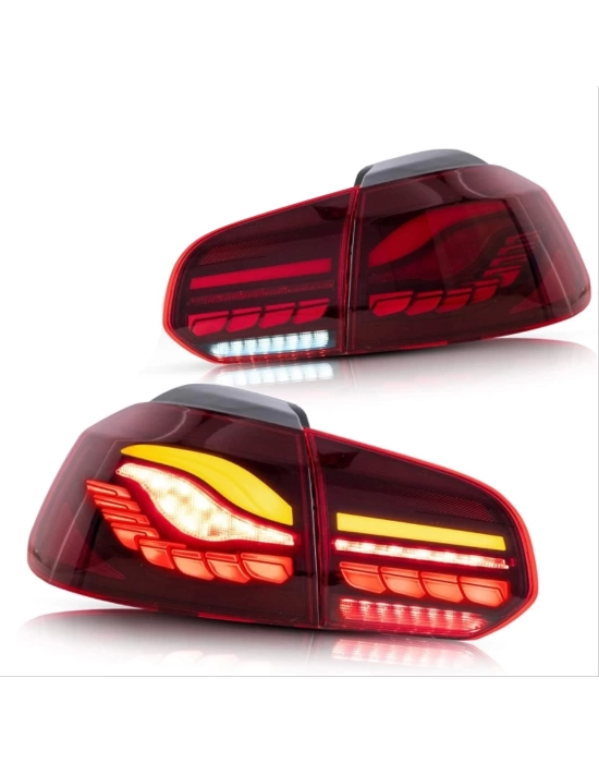 Volkswagen Golf 6 Uyumlu Dragon LED Stop Set - Kırmızı