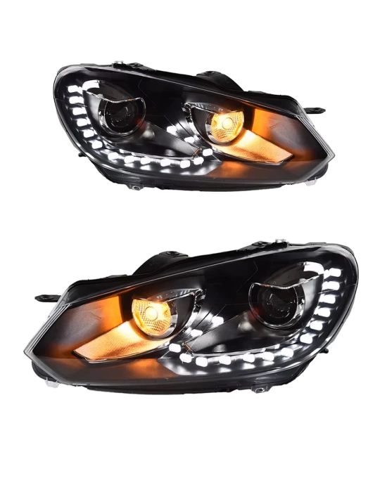 Volkswagen Golf 6 Uyumlu R20 LED Far Set (Dolu)