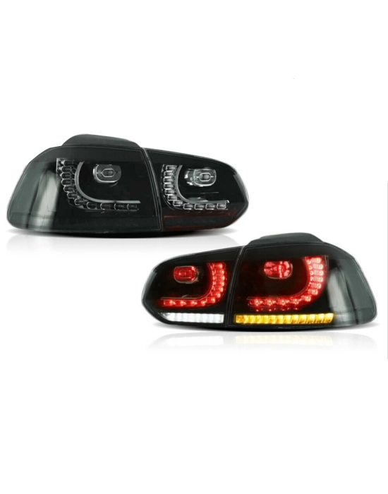 Volkswagen Golf 6 Uyumlu R20 LED Stop Set - Smoke