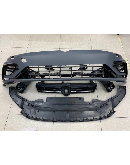 Volkswagen Golf 7 Uyumlu 7.5 R Görünüm Ön Tampon - Full Set