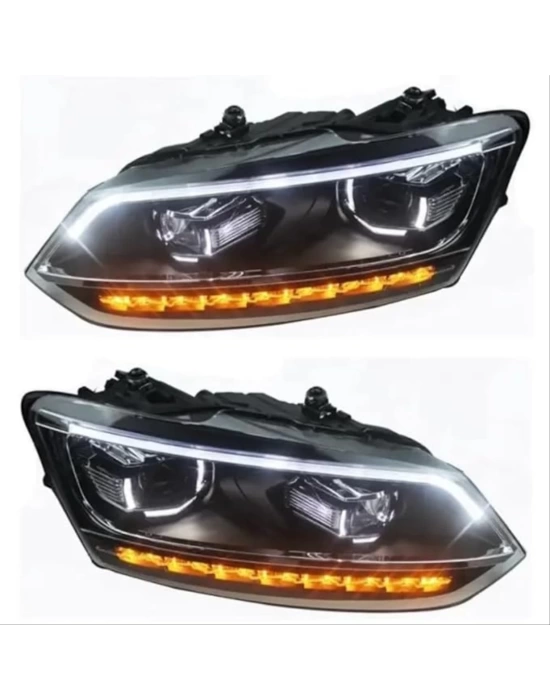 Volkswagen Polo 2010-2017 Uyumlu LED Far Set