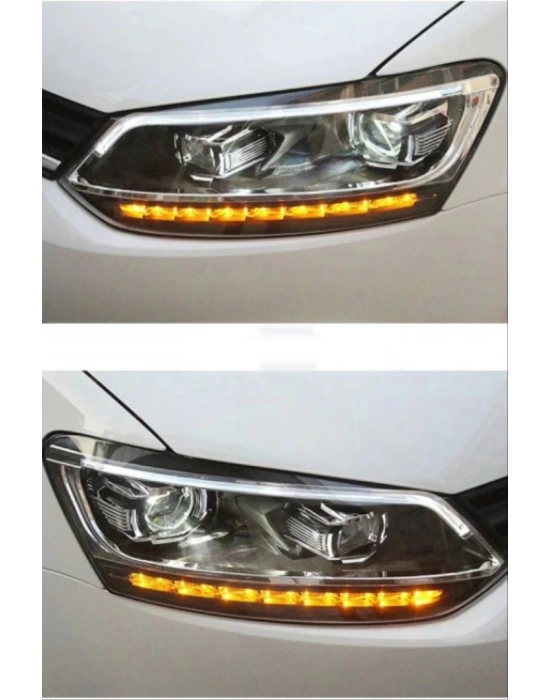 Volkswagen Polo 2010-2017 Uyumlu LED Far Set