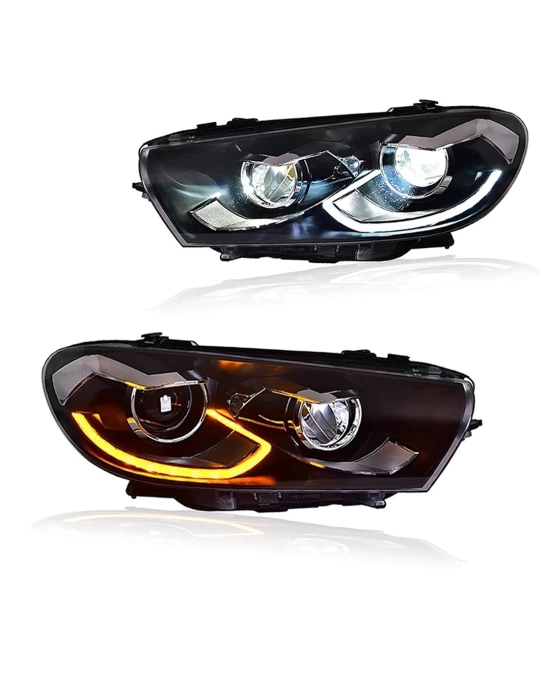 Volkswagen Scirocco 2009-2017 Uyumlu Full LED Far Set - Xenon Farlı Model ile Uyumlu