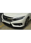 Honda Civic Fc5 2016-2020 Için Uyumlu Ön Lip Dizayn A