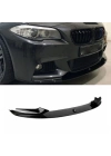 BMW 5 Serisi F10 Mt Için  Uyumlu  Ön Lip - Piano Black