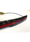 Audi A3 2013-2019 Uyumlu LED Spoiler - Piano Black