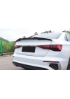 Audi A3 2021+ Sedan Uyumlu M4 Model Spoiler - Piano Black