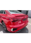 Audi A3 2021+ Uyumlu S3 Spoiler