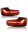 BMW 3 Serisi F30 Uyumlu Dragon GTS LED Stop Set - Kırmızı (Dinamik Animasyonlu)