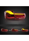 BMW 3 Serisi F30 Uyumlu Dragon GTS LED Stop Set - Kırmızı (Dinamik Animasyonlu)