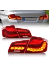 BMW 5 Serisi F10 Uyumlu Dragon GTS LED Stop Set - Kırmızı