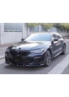 BMW 5 Serisi G30 Lci 2021+ Uyumlu Ön Lip - Piano Black