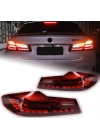 BMW 5 Serisi G30 Uyumlu Drogon GTS LED Stop Set - Kırmızı