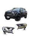 Ford Ranger T7 ve T8 Uyumlu Mustang Design LED Far Set