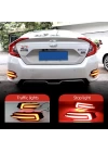 Honda Civic Fc5 2016-2021 Uyumlu LED Arka Sis Seti