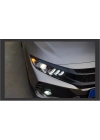 Honda Civic Fc5 2016-2021 Için Uyumlu Animasyonlu Mustang Dizayn Led Far Takimi (Tuning)