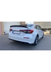 Honda Civic Fe1 2022+ Uyumlu Aero Spoiler - Piano Black