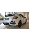 Honda Civic Fk7 Hatchback Uyumlu DTO Model Spoiler - Boyasız