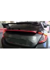 Honda Civic Fk7 Hatchback Uyumlu LED Spoiler