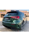 Mercedes A Serisi W177 Hatcback 2019+ Uyumlu Difüzör ve Siyah Egzoz Seti