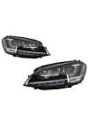 Volkswagen Golf 7 Uyumlu U LED Far - Silver