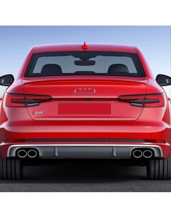 Audi A4 2016-2019 Için Uyumlu S4 Difüzör Ve Egzoz Seti