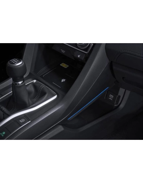 Honda Civic Fc5 2016-2020 Için Uyumlu Vites Konsol Aydinlatma - Mavi