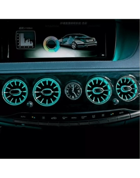 Mercedes W222 S Serisi Için Uyumlu  Için Ön Hava Landirma (Menfez) Ambians - 7 Renk