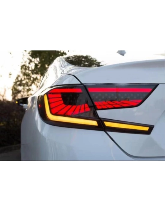 Honda Accord 2020+ Için Uyumlu Omurga Led Stop - Smoke