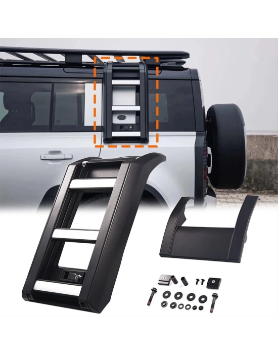 Land Rover Defender 2020+ Için Yan Merdiven (90  Lik Ve 110 Modelle Uyumlu)