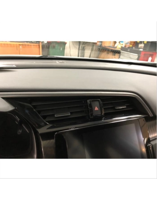 Honda Civic Fc5 2016-2020 Için Uyumlu Havalandirma Menfez Kaplama 3 Parça Piano Black