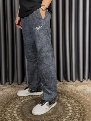 Yıkamalı 2 İplik Eşofman - Füme