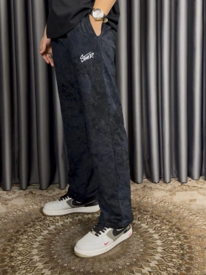 Yıkamalı 2 İplik Eşofman - Siyah