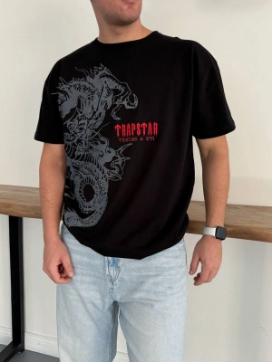 TSTAR OVERSİZE TSHİRT -SİYAH