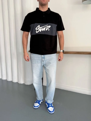 SWD POLO YAKA TSHİRT -SİYAH