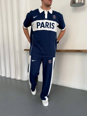 PSG OVERSİZE POLO YAKA EŞOFMAN TAKIM -LACİ